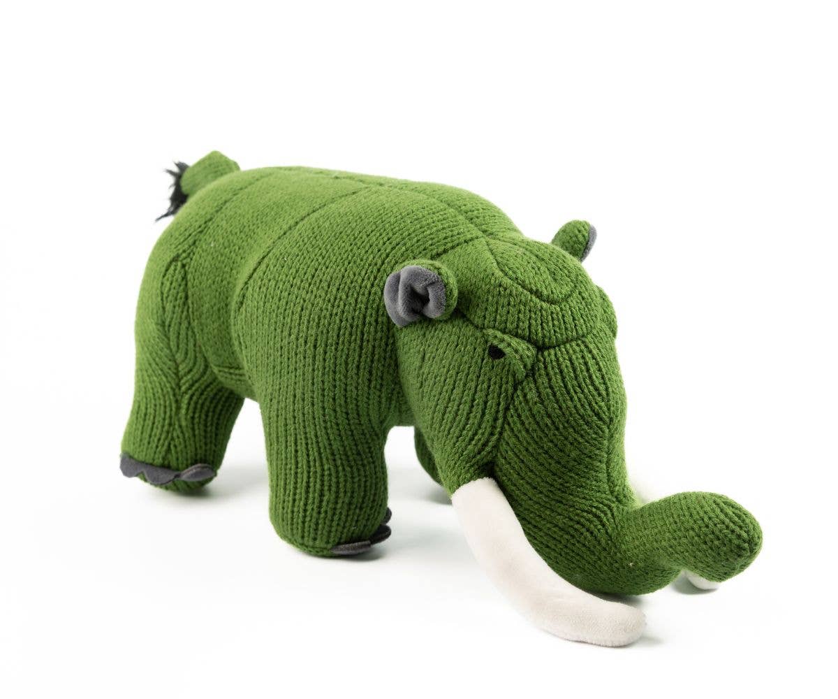 Knitted Mastodon Prehistoric Plush Toy