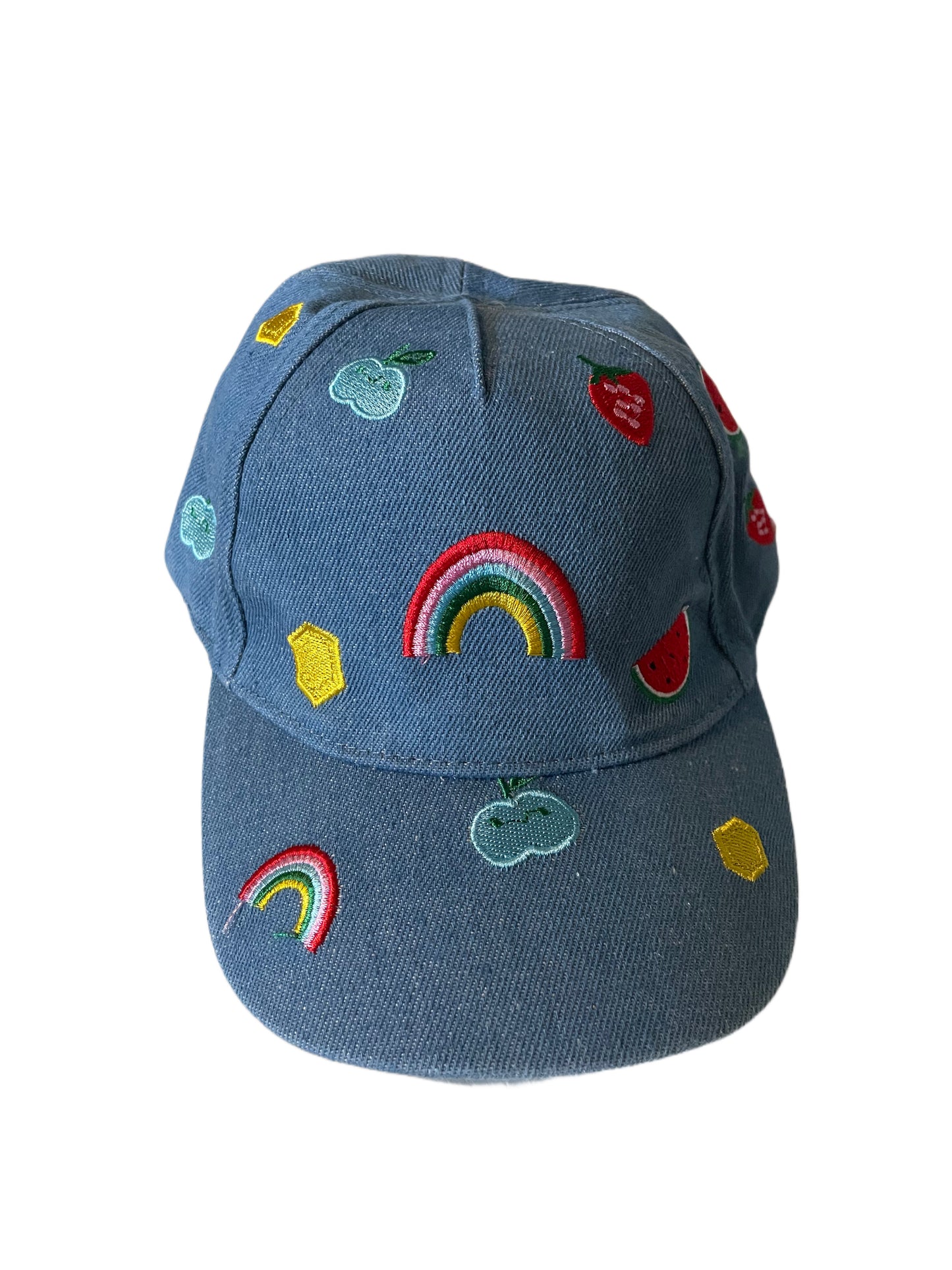 Kids Embroidered Denim Baseball Cap