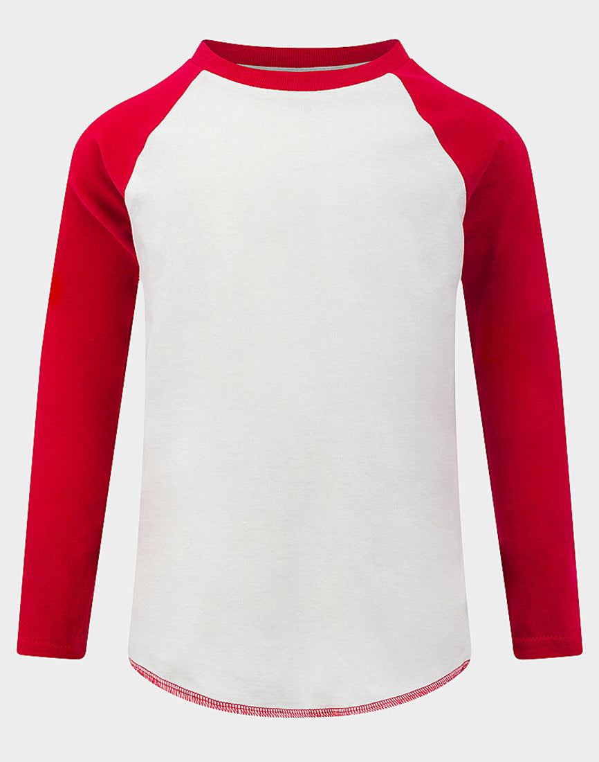 Kids T-Shirt Long Sleeve Baseball