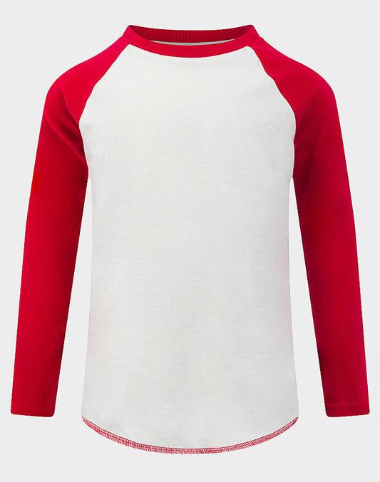 Kids T-Shirt Long Sleeve Baseball