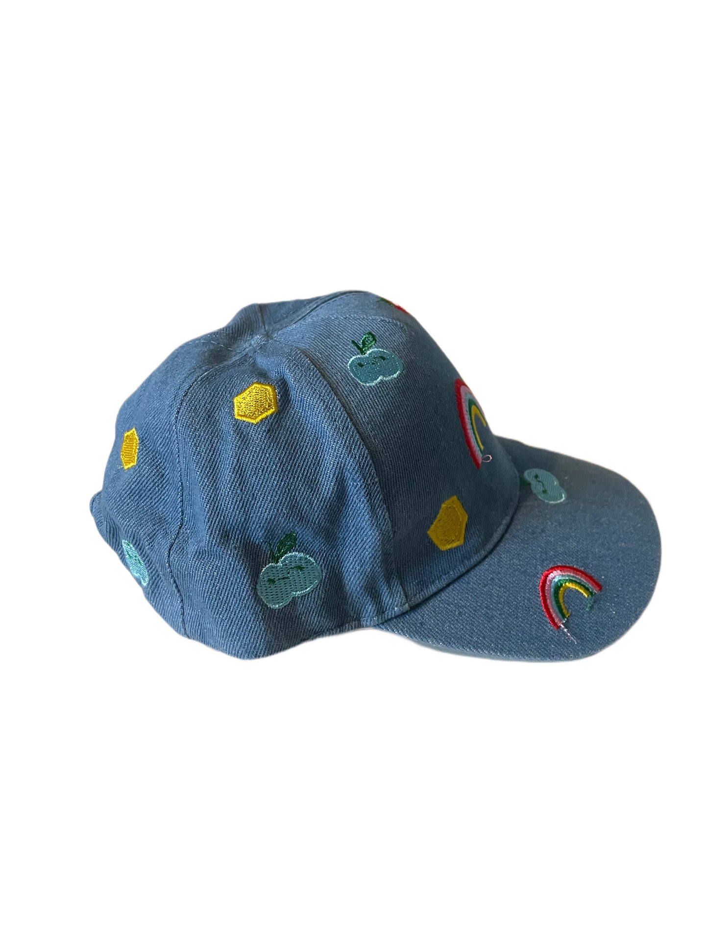 Kids Embroidered Denim Baseball Cap