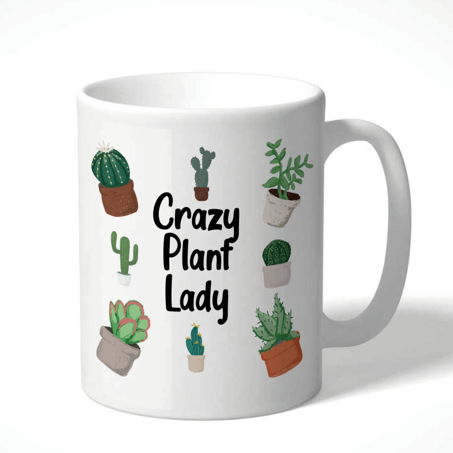 Funny Mug -Crazy Plant Lady Mug