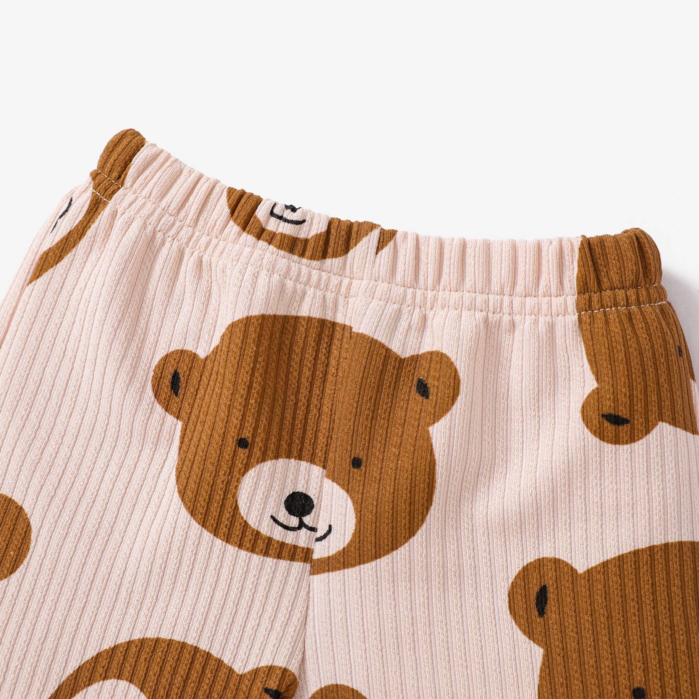 Baby Bear Print Set: / 0-3 Months