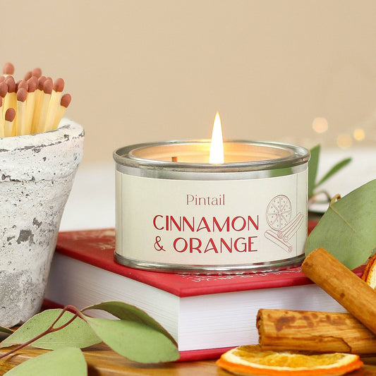 Cinnamon & Orange Paint Pot Candle