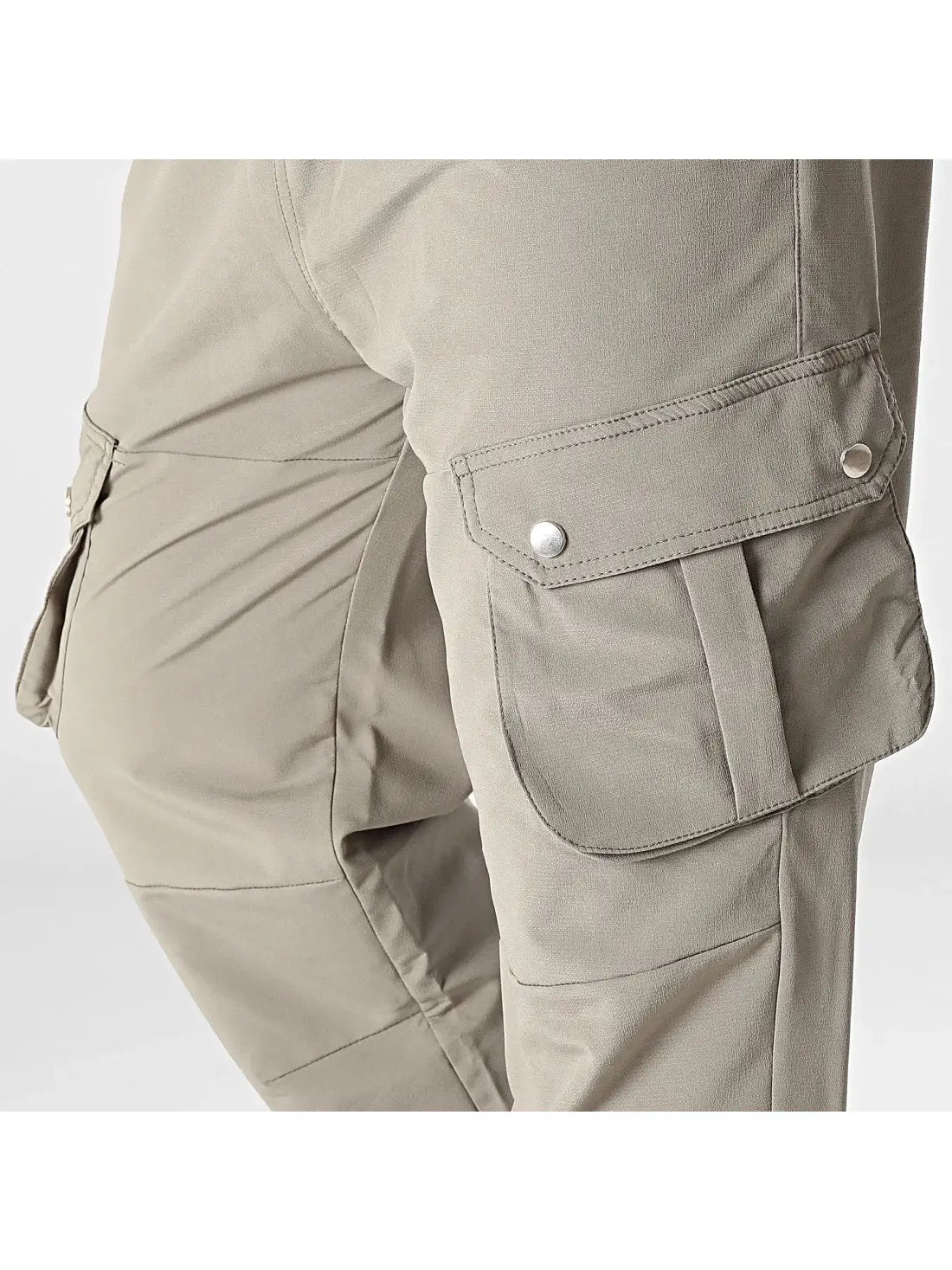 Unisex Black Industry Khaki Cargo Pants