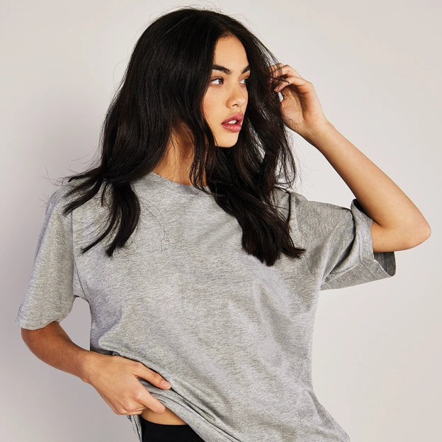 Unisex Threads For All Oversized Heather Grey Tee