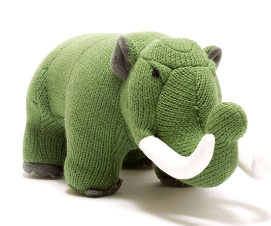 Knitted Mastodon Prehistoric Plush Toy