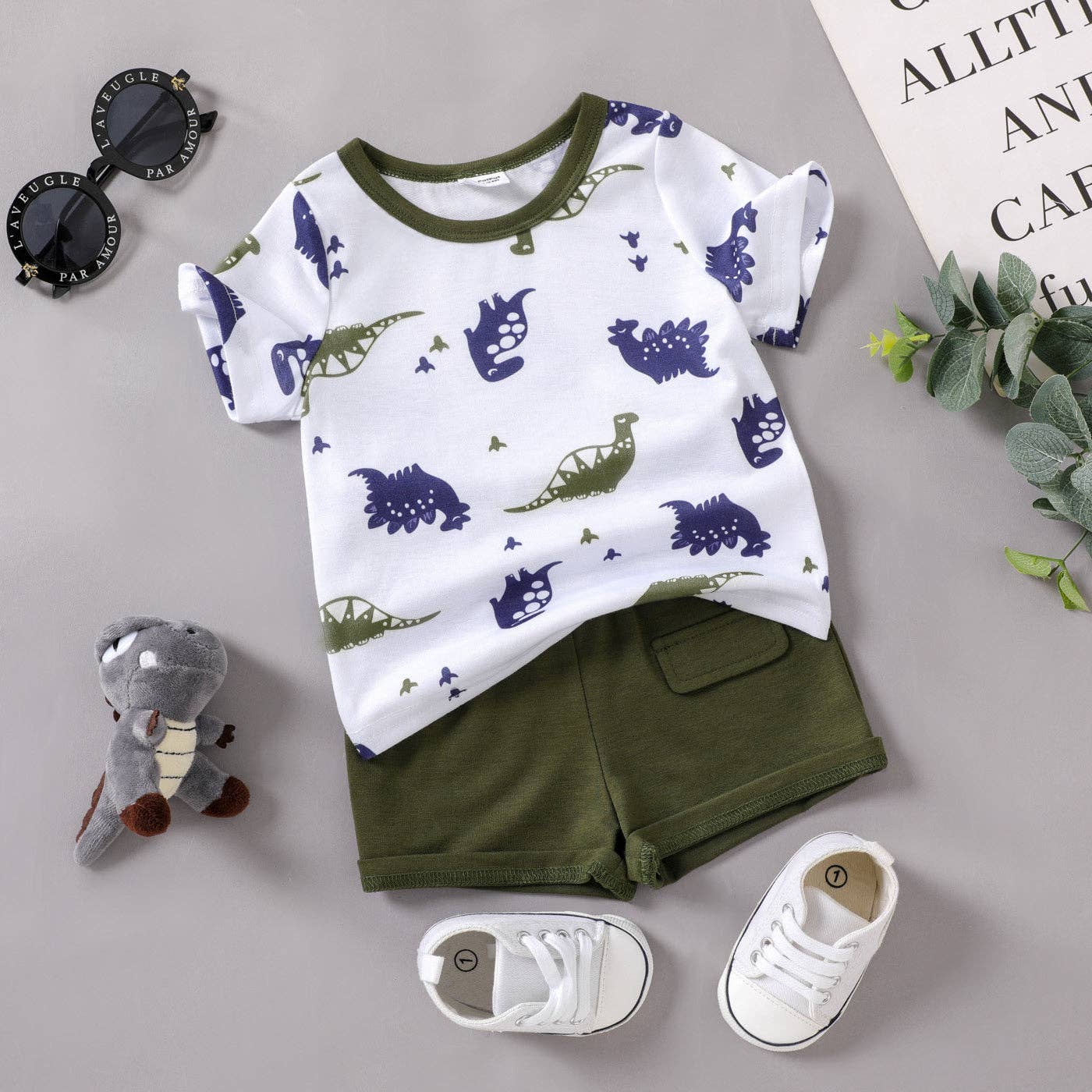 Baby Dinosaur Set / 3-6 Months