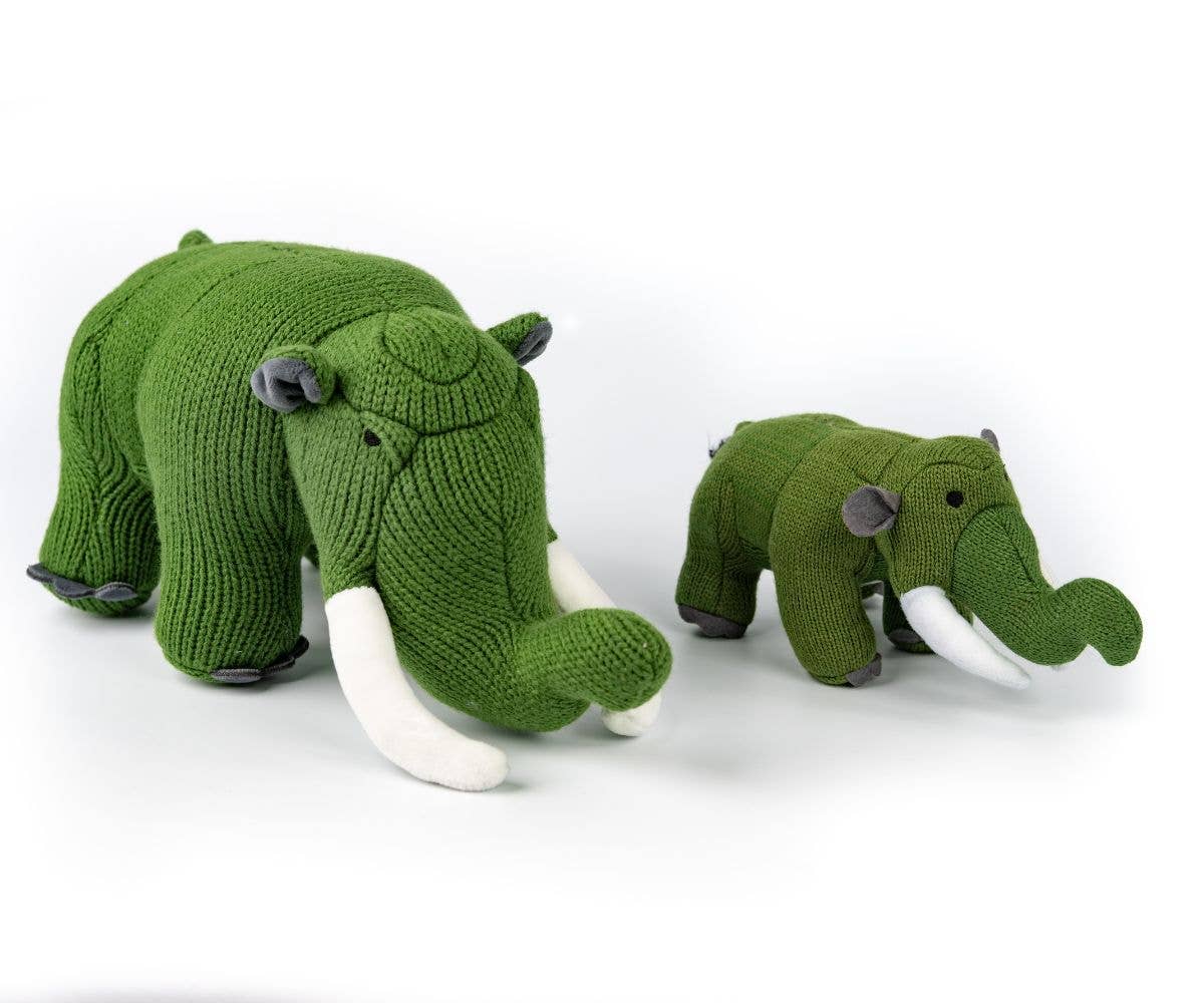 Knitted Mastodon Prehistoric Plush Toy