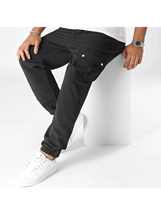 Unisex Black Industry Black Cargo Pants