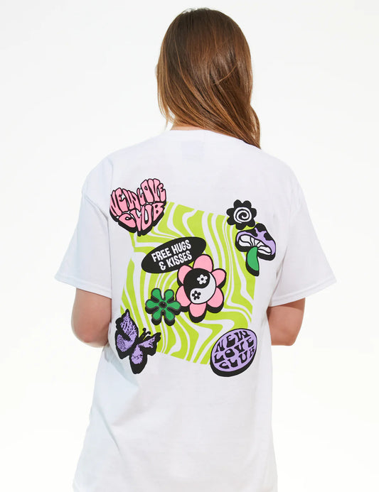 Unisex New Love Club Trippy Badges Tee