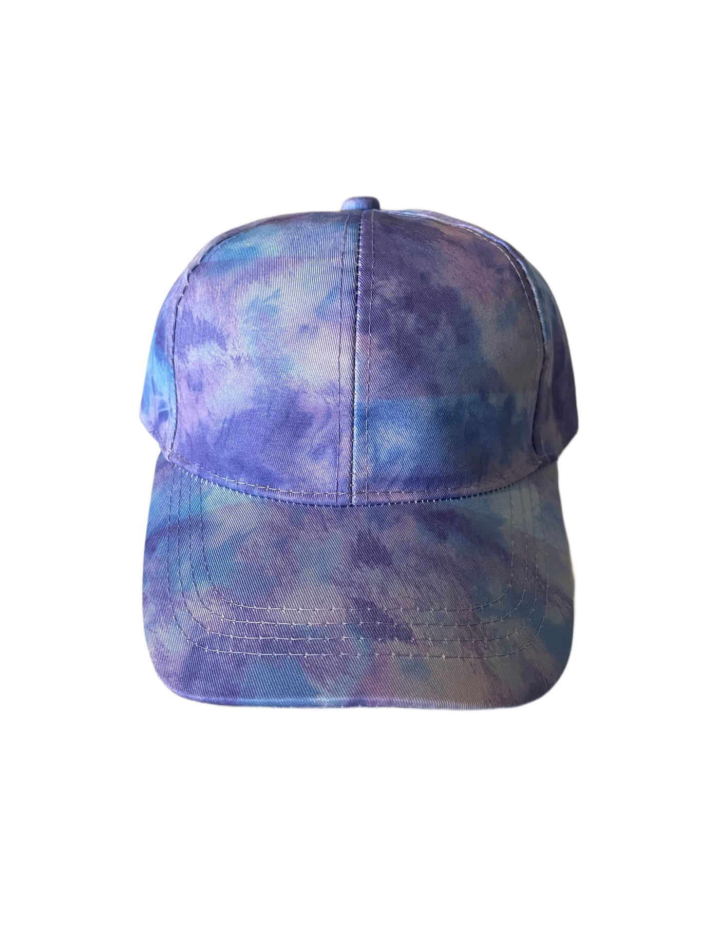 Kids Purple Tie Dye Baseball Cap