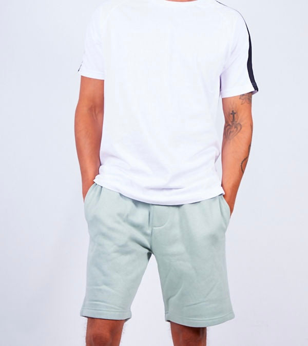 Unisex Pastel Green Jersey Sweat Shorts