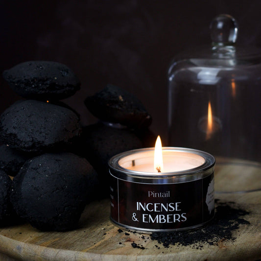 Incense & Embers Paint Pot Candle