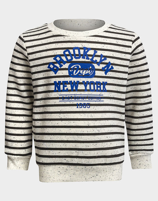 Kids Brooklyn Stripe Sweatshirt