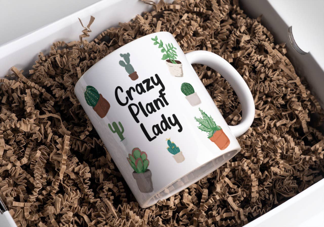 Funny Mug -Crazy Plant Lady Mug