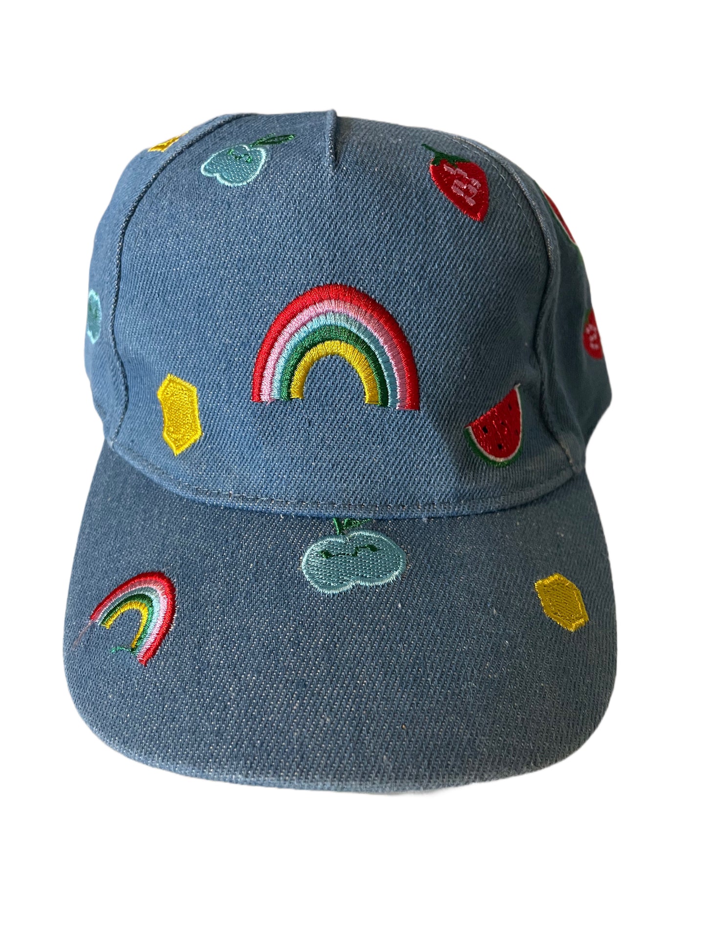 Kids Embroidered Denim Baseball Cap