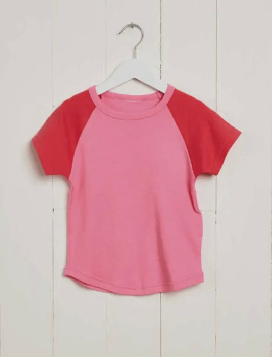 KIDS GRASS & AIR PINK TEE