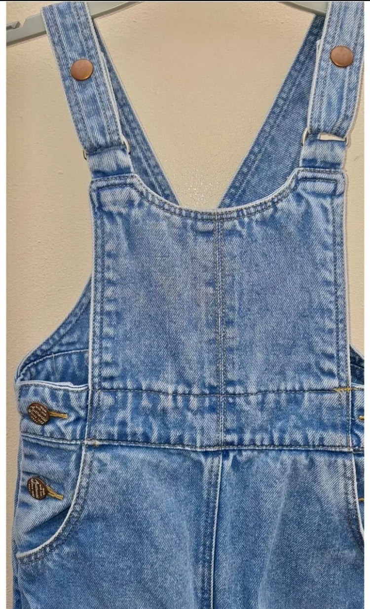 KIDS DENIM DUNGAREES