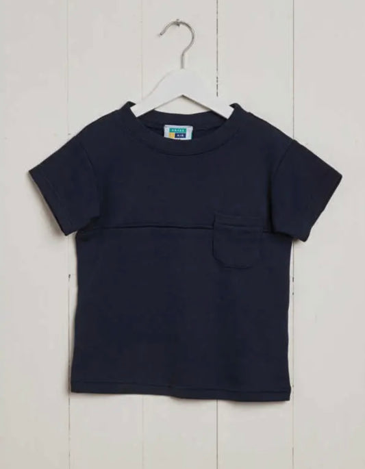 KIDS GRASS & AIR NAVY TEE