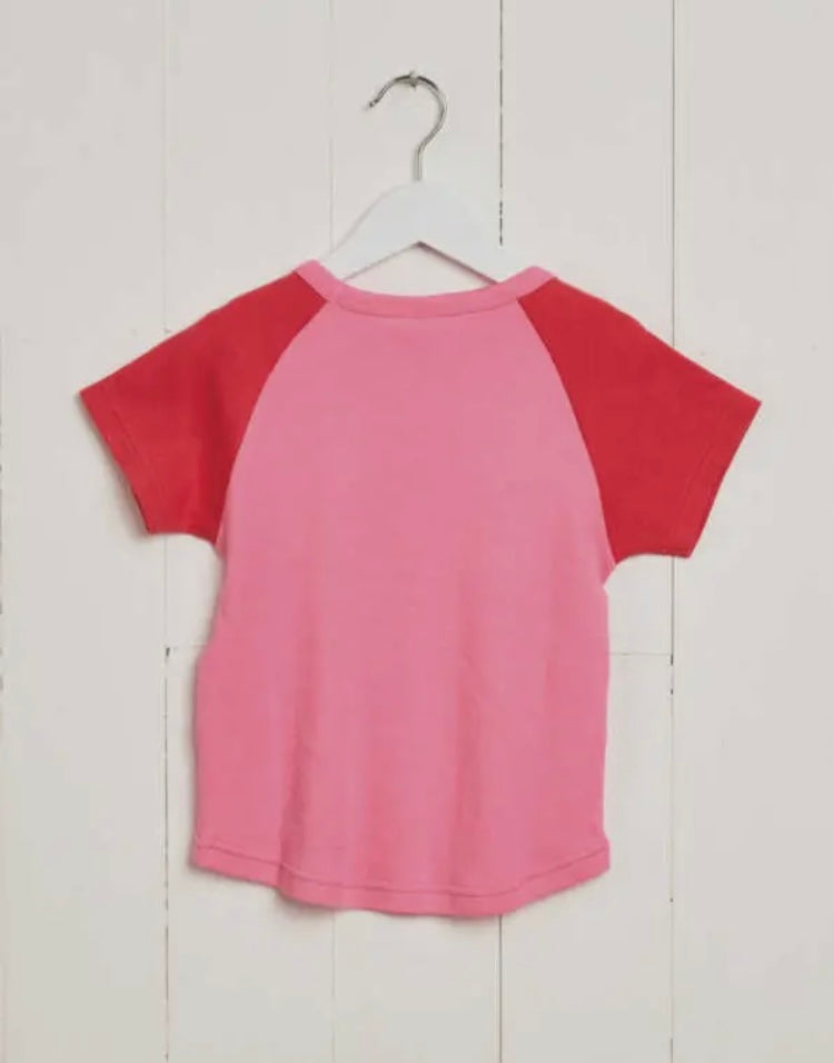 KIDS GRASS & AIR PINK TEE