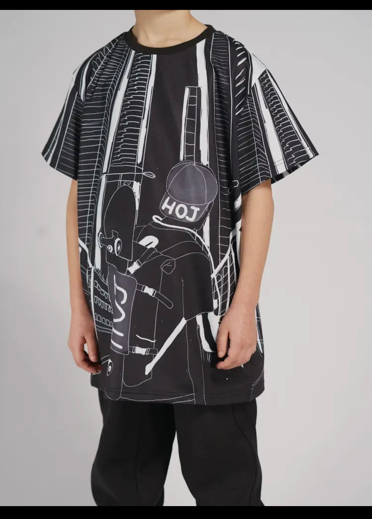 KIDS HOJ OVERSIZED MONO Tee