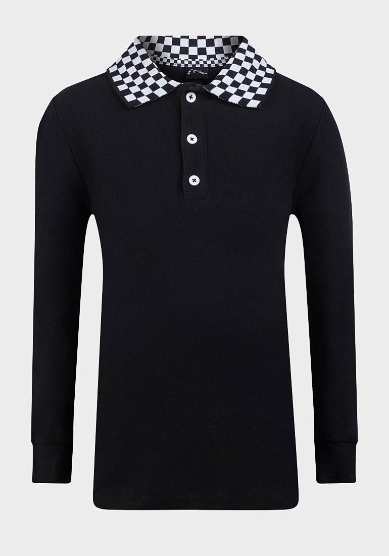 Kids Long Sleeved Polo