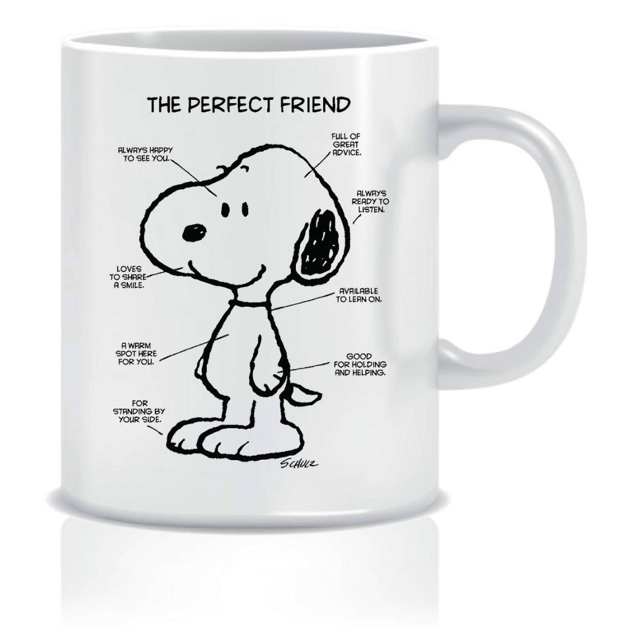 Funny Mug - Peanuts - Snoopy - Perfect Friend