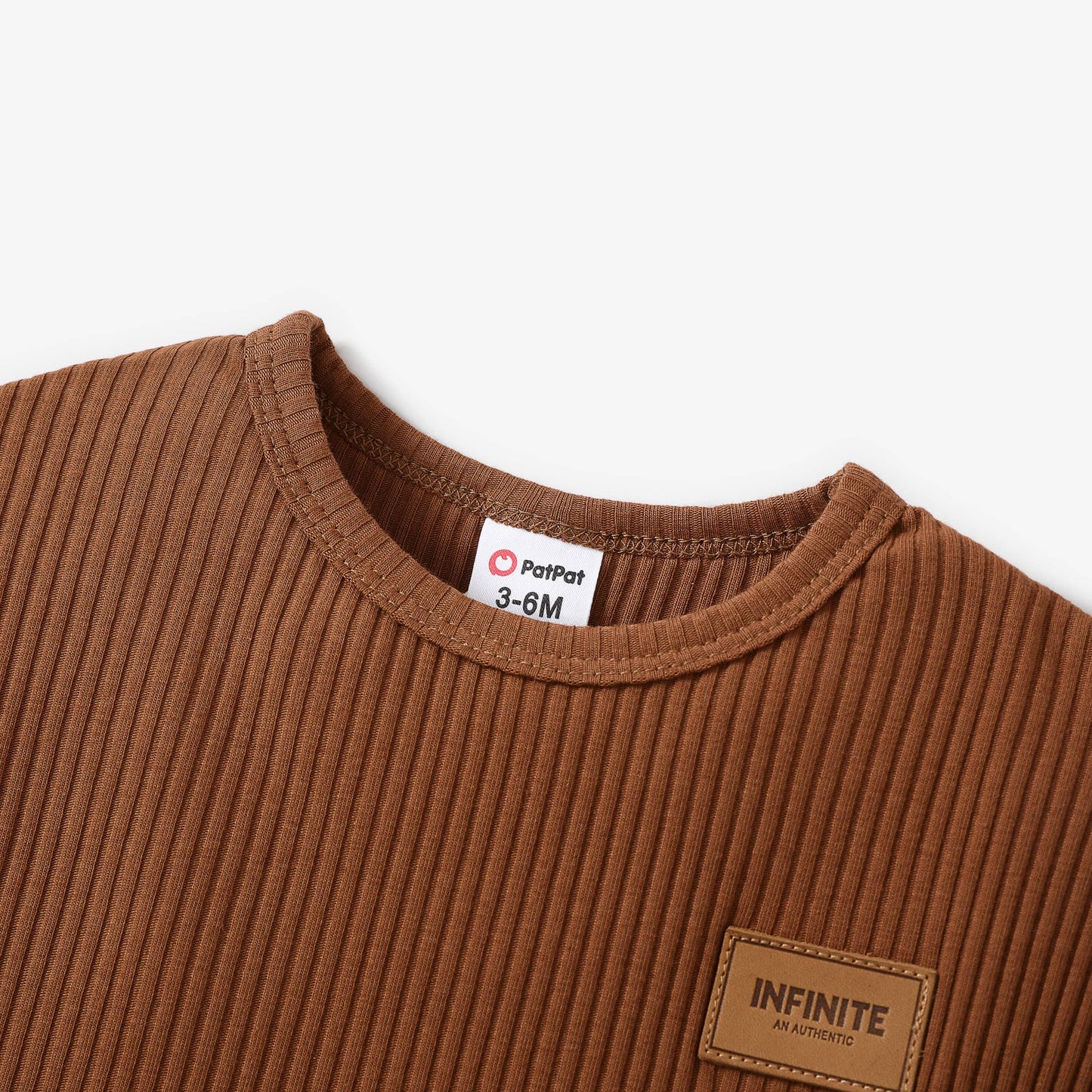 Short Sleeve Tee: Brown / 3T