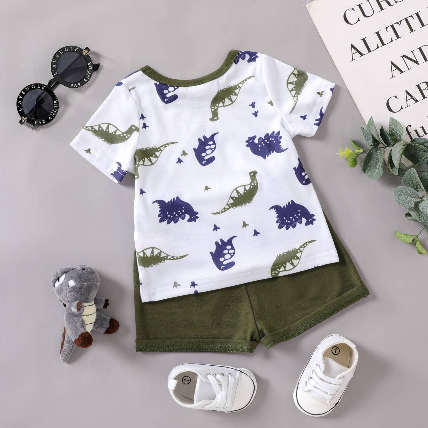 Baby Dinosaur Set / 3-6 Months