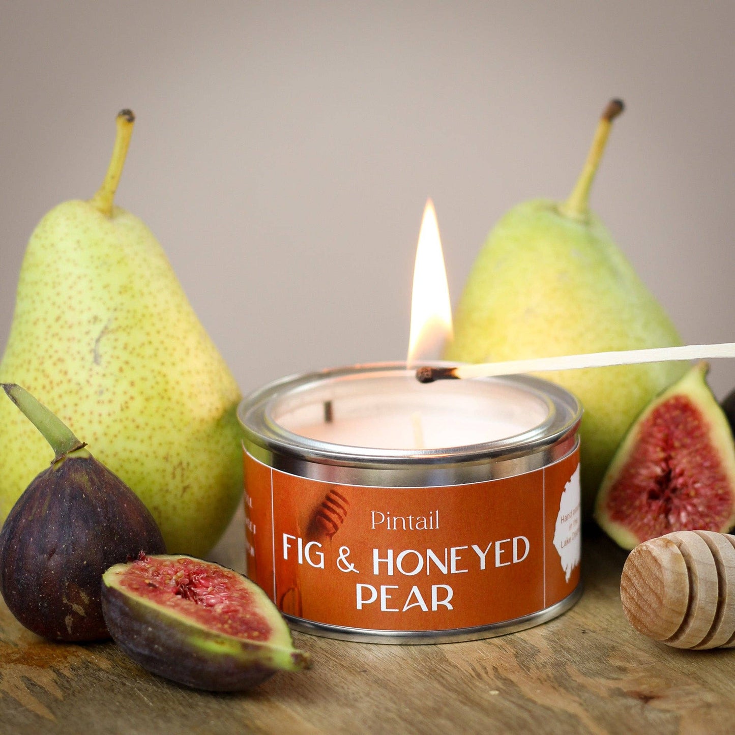 Fig & Honeyed Pear Paint Pot Candle