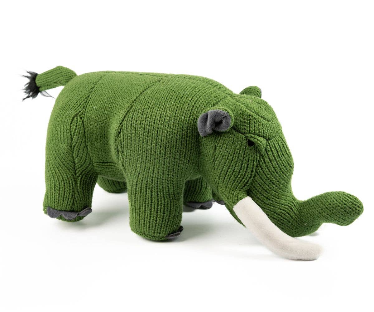 Knitted Mastodon Prehistoric Plush Toy